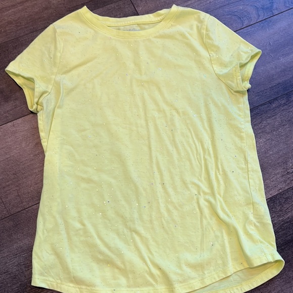 Cat and jack leggings with a yellow sparkly top - Picture 4 of 5